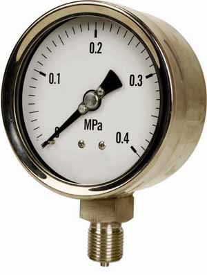 Y-B不(bú)鏽鋼壓(ya)力表